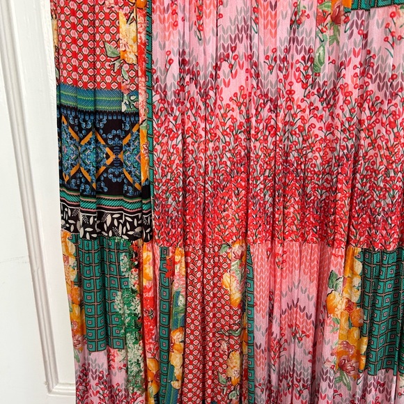 ANTHROPOLOGIE BHANUNI By JYOTI. Alessandra Maxi Dress ~ Multi-Color Print 2 - Picture 7 of 8